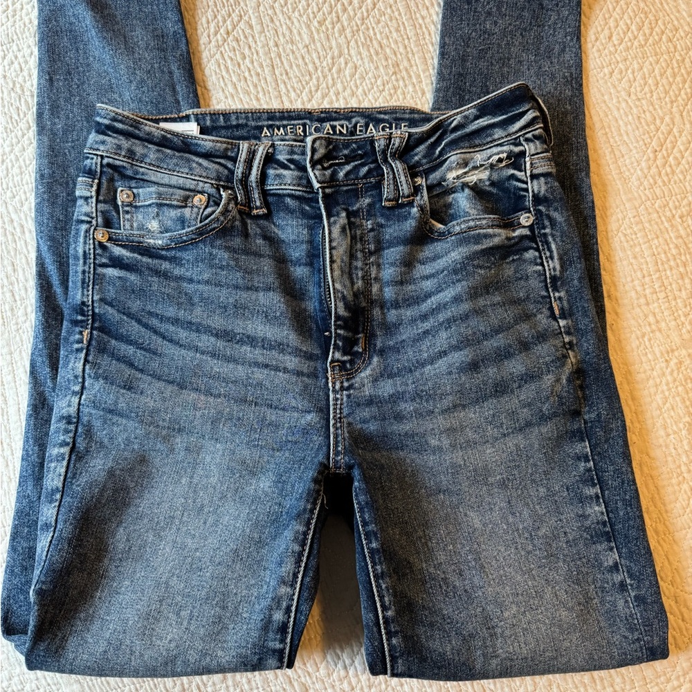 American Eagle Outfitters Blue High Rise Jeans